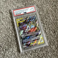 MEGA SABLEYE & TYRANITAR GX PSA 10 2019 POKEMON S & M UNIFIED MINDS #226/236 FA - Image 2