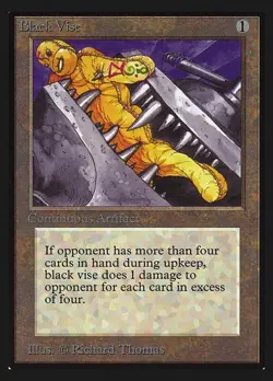 Magic the Gathering International Edition Black Vise NM MTG (IE) - Image 1