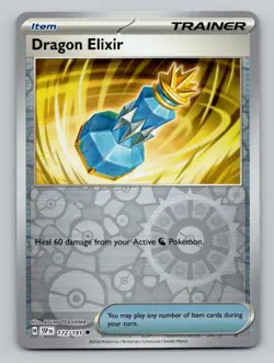 Reverse Holo Dragon Elixir 172/191 Uncommon Surging Sparks Pokemon - Image 1