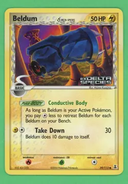 Beldum Pokemon EX Delta Species Reverse Holo Stamped 59/113 - Image 1