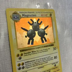 Magneton 9/102 Holo Rare Pokemon 1999 Shadowless Base Set MP - Image 5