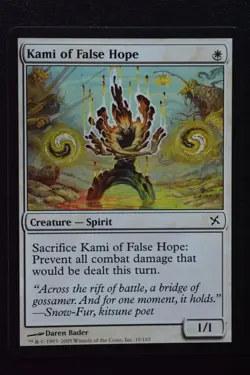 Magic The Gathering MTG KAMI OF FALSE HOPE Betrayers of Kamigawa LP Played - Image 1