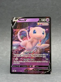 Pokemon - 060/159 Mew V SWSH Crown Zenith Ultra Rare Holo NM TCG English - Image 1