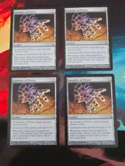 MTG Sticker CEDH Gauntlet of Power x4 - Image 1