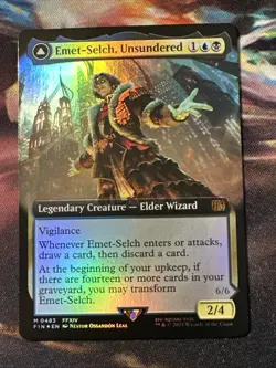 Emet Selch, Unsundered - Extended Art FOIL - Final Fantasy #483 Mythic, NM - Image 1