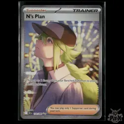 N's Plan 170/086 SV: Black Bolt NM Pokemon - Image 1