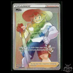 Milo (Secret) 201/192 SWSH02: Rebel Clash NM Pokemon - Image 1