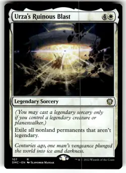 Urza's Ruinous Blast Commander: Dominaria United Regular MTG NM - Image 1