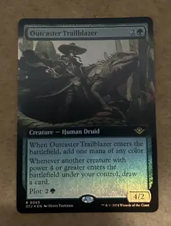 Outcaster Trailblazer (Extended Art) Outlaws of Thunder Junction Foil NM - Image 1