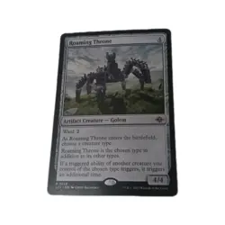 Wizards of the Coast Roaming Throne 258 Ixalan Rare Artifact Creature Golem Reg… - Image 1