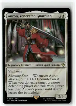 Auron, Venerated Guardian Surge Foil NM MTG MAGIC - Image 1