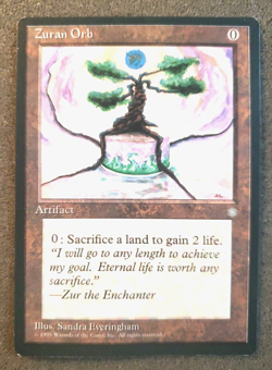 MTG Zuran Orb Ice Age Regular Near Mint Actual Photos (DS3D1PE)................. - Image 1
