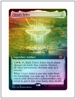 1x Urza's Sylex, Extended Art Foil, Magic MTG NM - Image 1
