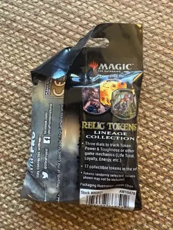 MTG Magic the Gathering Lineage Collection Relic Tokens Sealed Pack 2018 - Image 2