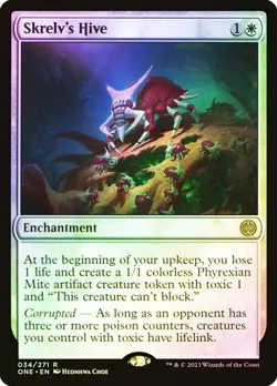 Magic The Gathering MTG SKRELV'S HIVE FOIL Phyrexia: All Will Be One NM - Image 1