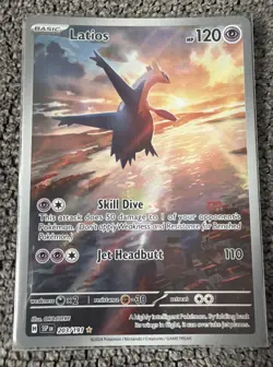 Pokemon TCG Latios 203/191 Surging Sparks Illustration Rare Card - Image 1