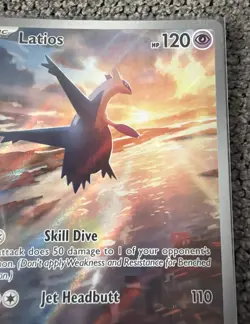 Pokemon TCG Latios 203/191 Surging Sparks Illustration Rare Card - Image 3