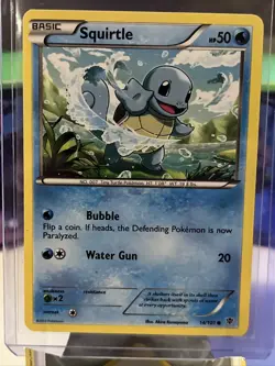 Pokemon TCG Squirtle Plasma Blast 14 Regular Common LP - Image 1
