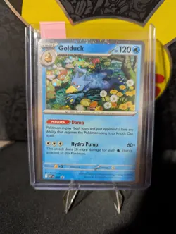 Golduck 8 Black Star PROMO Cosmos SWIRL Holo Mega Pokemon TCG NM - Image 1