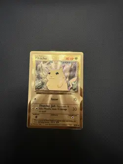 Pokemon Pikachu Celebrations 25th UPC Gold Metal Card - Image 1