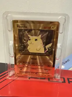 Pokemon Pikachu Celebrations 25th UPC Gold Metal Card - Image 3