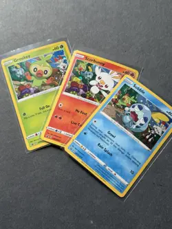 Grookey Scorbunny Sobble Cosmos Holo Promo Pokemon Card SWSH 070 071 073 NM - Image 2