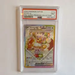 Pokemon Eevee ex Promo Holo Basic 174 SVP Scarlet & Violet 200 HP PSA 9 - Image 1