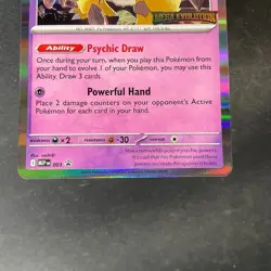 Alakazam Pokemon Mega Evolution Staff Promo #003 - Image 4
