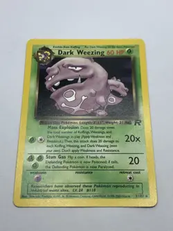 Dark Weezing 31/82 - Team Rocket - Rare - Pokemon - 2000 - Image 2