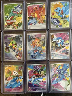 Pokemon First Partner Illustration Collection Promo 2026 Full Set 037-045! - Image 1