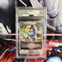 Lugia V Star Silver Tempest Ultra Rare 139 AGS Mint+ 9.5 Pokemon TCG - Image 1