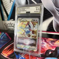 Lugia V Star Silver Tempest Ultra Rare 139 AGS Mint+ 9.5 Pokemon TCG - Image 2