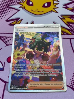 Pokemon TCG - Kieran 218/167 - Scarlet & Violet - Twilight Masquerade - NM - Image 3