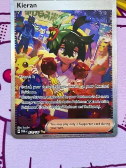 Pokemon TCG - Kieran 218/167 - Scarlet & Violet - Twilight Masquerade - NM - Image 4