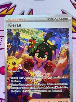 Pokemon TCG - Kieran 218/167 - Scarlet & Violet - Twilight Masquerade - NM - Image 5