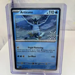 Articuno 32/159 Pokemon Holiday Snowflake Holo Stamped Promo - Image 3