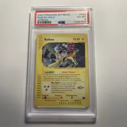 Raikou H26/H32 PSA 6 Skyridge Pokemon Karte HOLO RARE Excellent - Mint - Image 1