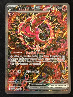 Pokemon TCG Mega Oricorio ex #24 Mega Evolution Promo Phantasmal Flames NM - Image 1