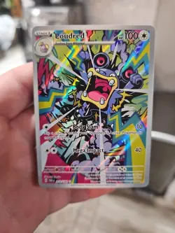 Pokemon Loudred Paradox Rift 212/182 Holo Full Art Illustration Rare MINT IR !!! - Image 1