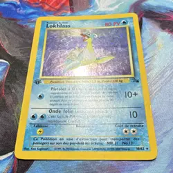 Pokemon Lokhlass 10/62 Fossil 1st Edition Rare Holo FRENCH* Wizards of the Coast - Image 4