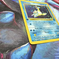 Pokemon Lokhlass 10/62 Fossil 1st Edition Rare Holo FRENCH* Wizards of the Coast - Image 5