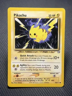Pokemon Neo Genesis Pikachu Common 70/111 - Image 1