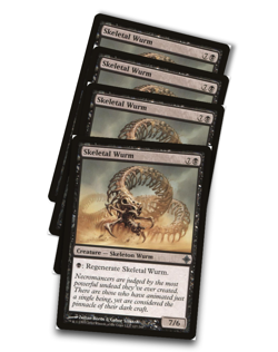 4x Skeletal Wurm Rise of the Eldrazi Regular Near Mint x4 - Playset - Image 1