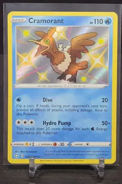 2021 Pokemon Sword & Shield Shining Fates Shiny Vault #SV030 Cramorant - Image 1