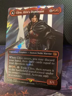Clive, Ifrit's Dominant (Borderless) (Surge Foil) Final Fantasy NM Unplayed - Image 1