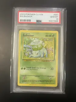 PSA GEM MT 10 - POKEMON CLV-TRADING CARD GAME CLASSIC BULBASAUR - Image 1