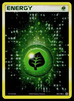 Pokemon Card - Grass Energy Emerald 101/106 Holo Rare - Image 1