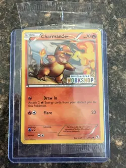 Pokemon TCG Charmander Build-A-Bear Workshop Exclusive Card 017/113 Sealed - Image 1