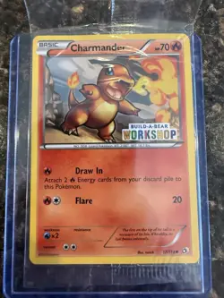 Pokemon TCG Charmander Build-A-Bear Workshop Exclusive Card 017/113 Sealed - Image 2