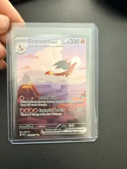 Pokemon Charizard ex 199/165 Special Illustration Rare 330 HP Full Art Holo Card - Image 2